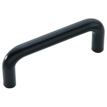 Belwith Hickory 3 In. Midway Black Cabinet Pull P817-BL Hardware