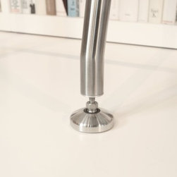 SL.6000.KL Positionable Library Ladder Adjustable Feet - Home Decor