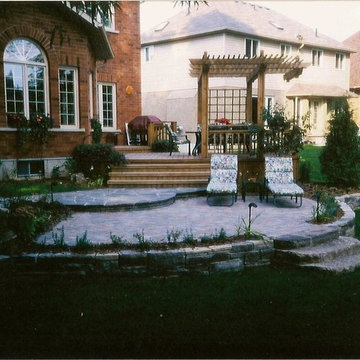 Multi Level Patio with Deck