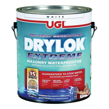 Drylok® 28613 Extreme Masonry Waterproofer, 1 Gallon, White