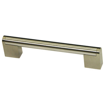 10 Pack Bar Pulls in Stainless Steel, 128 mm C.C.