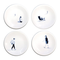 &Agrave; LA PLAGE - Dinner Plates