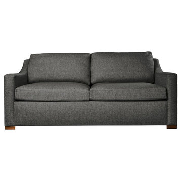 Ashley Sleeper Sofa 80", Charcoal, Premium Memory Foam Mattress