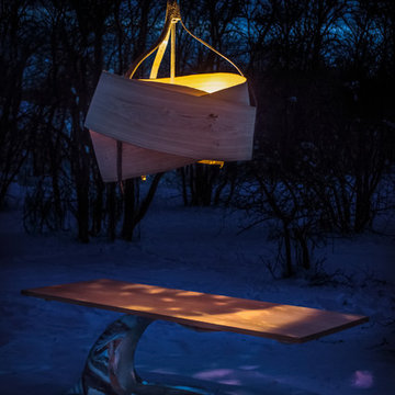 Windrow Table & Imbue Light