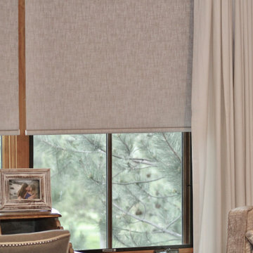 Roller shades-screen, light filtering, room darkening