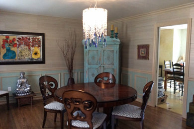 This is an example of a dining room in New York.