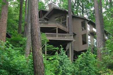 Trendy exterior home photo in Seattle