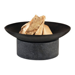 Mallee Firepit Bowl With Round Base - Fire Pits