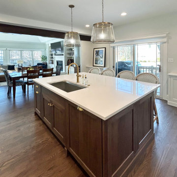 Heritage Reimagined: Open Kitchen with Island