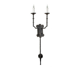 SC-145 Custom Hand Made Iron Sconce - Wall Sconces