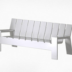 Coast Outdoor Bench by Serralunga - Outdoor Benches