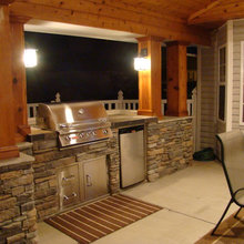 outdoor kitchen