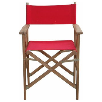 Anderson Teak CHF-2088 Director Folding Armchair With Canvas Set of 2