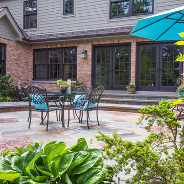 Modern New England Inspired Outdoor Living