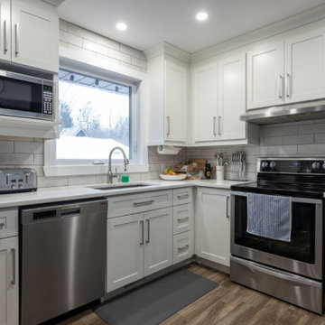 Modern Classic  White Shaker Kitchen