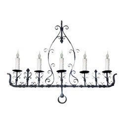 CH-204 Hand Forged Iron Chandelier Designs - Chandeliers