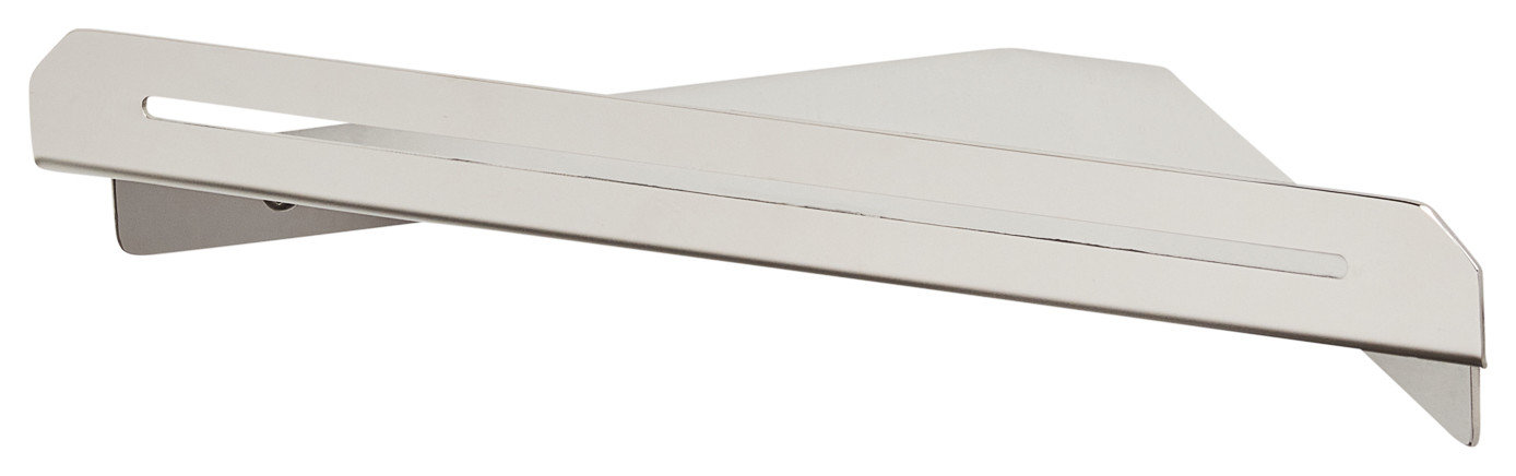 Bathroom Floating Corner Shower Shelf, Polished