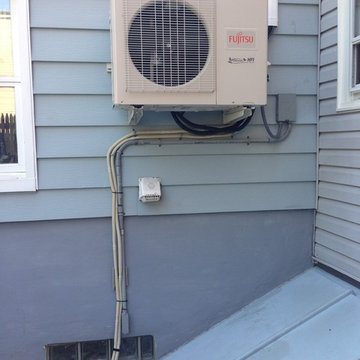 Ductless Air conditioning inside unit and outside unit pictures