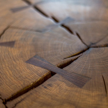 Closeup of Walnut Inlay