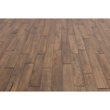 Estero - Caucho Wood 3/4"x4.5"x16"-47" Length Solid Hardwood Flooring Sample