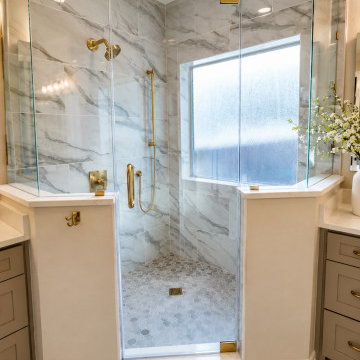 McKinney TX - Tub to Walk-in Shower Conversion