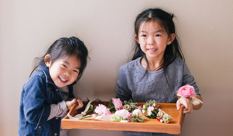 Valentinstags-DIY mit Kindern: Ein herziges Anstecksträußchen