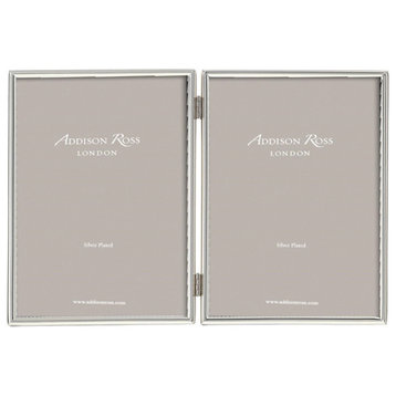 Addison Ross Double Thin Silver Plated Frames, 5x7