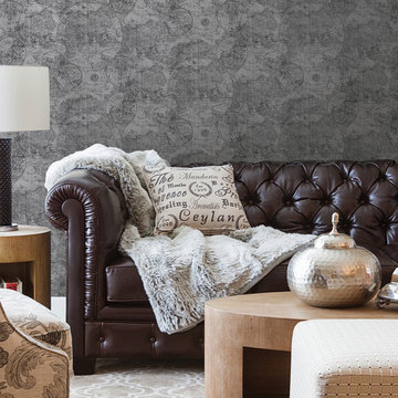 Wallpaper Perfect for a Den or Home Office