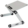 WorkEz Light Adjustable Height/Angle Ergonomic Laptop Cooling Stand, Silver