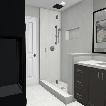 Maximized Bathroom Space