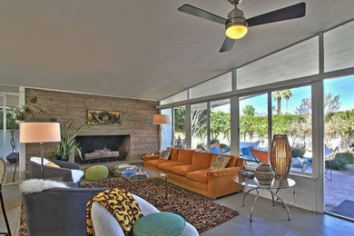 Inspiration for a timeless living room remodel in San Diego