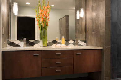 Transitional bathroom photo in Other