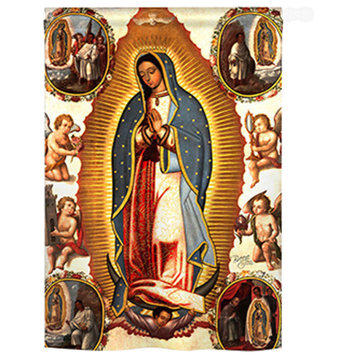 Our Lady Of Guadalupe 2-Sided Vertical Impression House Flag