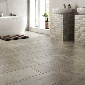 Bathroom Floor & Pedestal Tile