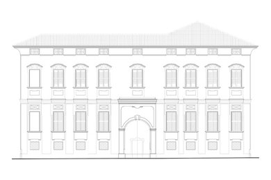 restauro scientifico della facciata di Palazzo Calvi di Coenzo
