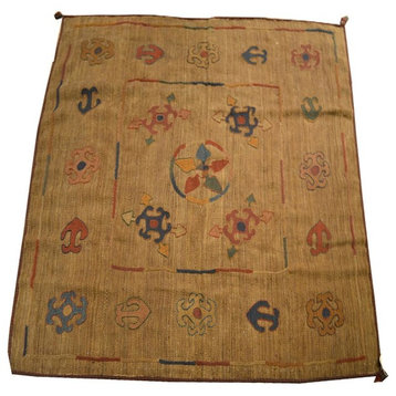 Tribal Afghan Oriental Rug, 5'6"x5'10"