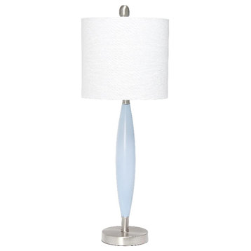 Elegant Designs Needle Stick Table Lamp Blue