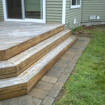 Exterior Sidewalk Paver Project
