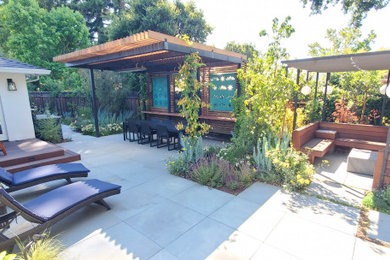 Photo of a bohemian patio in San Francisco.
