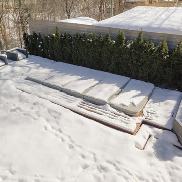 Snow-Covered Swim Spa