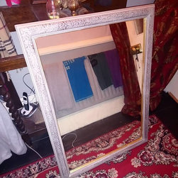SOLD-Large vintage mirror...&pound;75.00 - Furniture