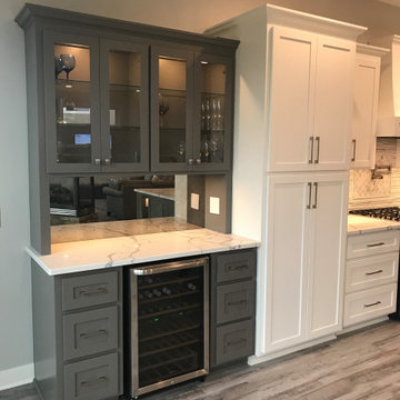 Custom Kitchen Remodel with Built-In Beverage Station - Minnesota