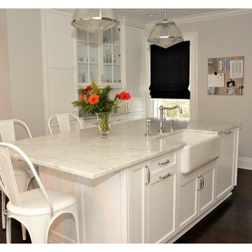 Classic White Kitchen with twists