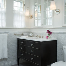 towel bars and accessories placement
