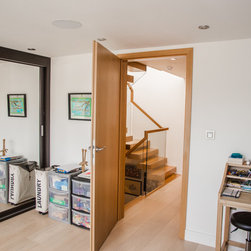 Oak Real Wood Veneer Single Doors - Home Decor