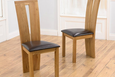 Bonsoni Angus Brown Chairs (Pairs)