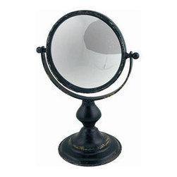 Fish Eye Pedestal Mirror - Makeup Mirrors