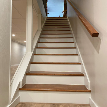 Stairs - New Treads, Risers, & Handrail