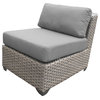 Florence 8-Piece Outdoor Gray Furniture Set With End Table