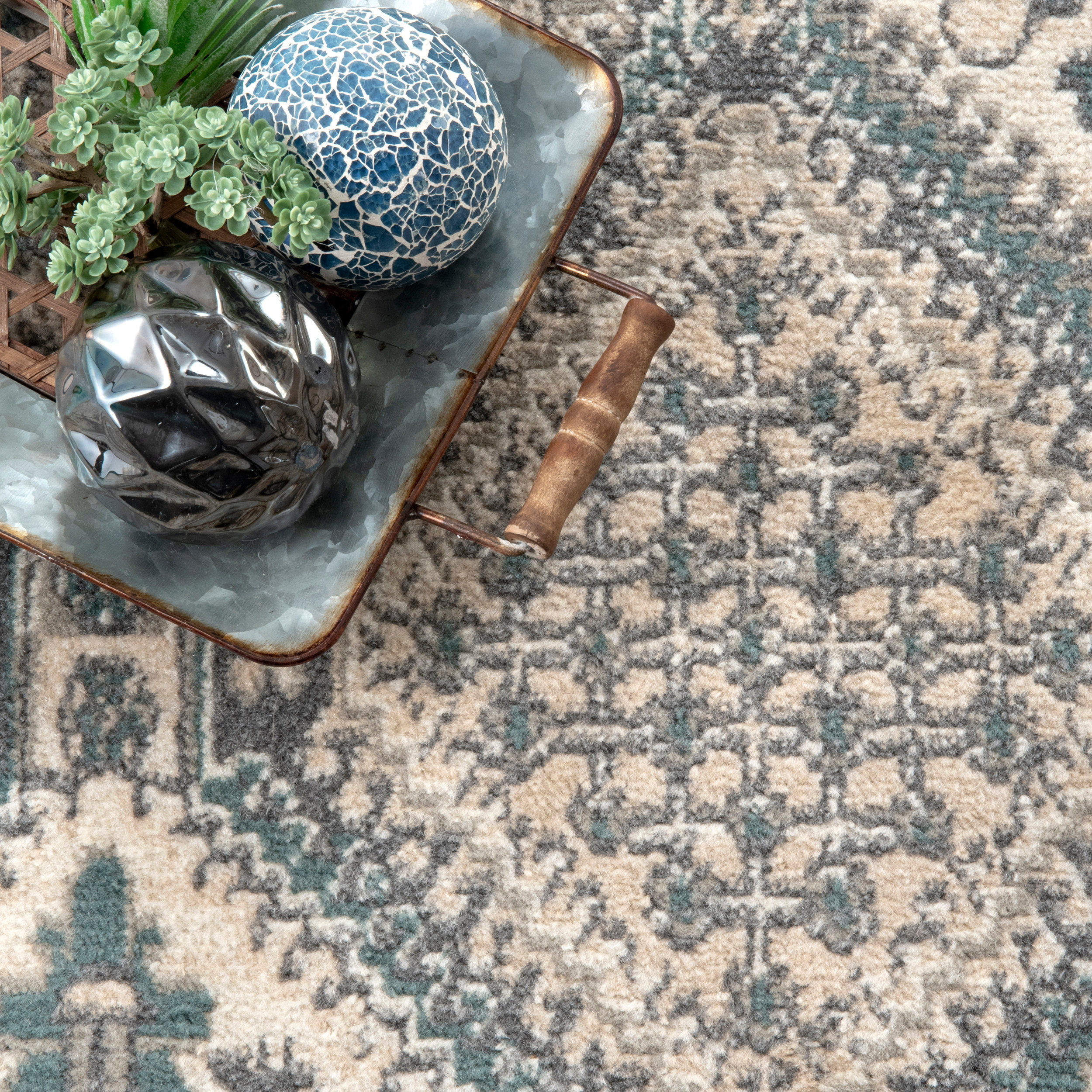 nuLOOM Becca Transitional Vintage Area Rug, 3'x5' - Southwestern - Area ...